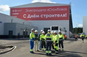 Постарались 4,5 тысячи строителей. Экскурсия по электродепо «Столбово»