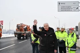 Сергей Собянин открыл новый участок Коммунарского шоссе