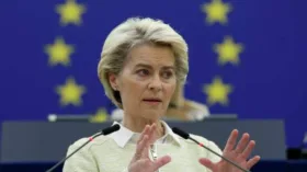 Фон дер Ляйен назвала мир на Украине целью действий Европы против РФ