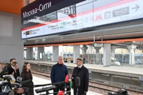 Курс на Сити. Сергей Собянин открыл новый вокзал на МЦД
